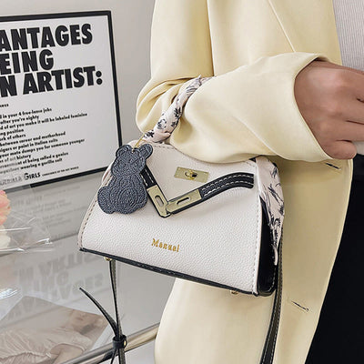 DIY Handbag For Women Retro With Silk Scarf Crossbody Bag