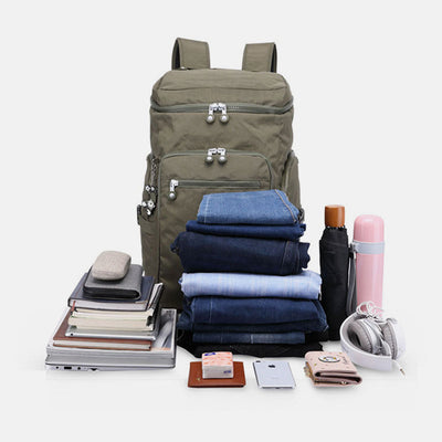 Large Capacity Travel Backpack Waterproof Lightweight 75L Daypack Nylon Backpack