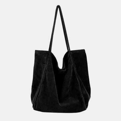 Extra Large Corduroy Tote Bag Casual Shopping Bag Shoulder Handbag