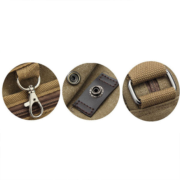 Multifunctional Waterproof Canvas Crossbody Bag