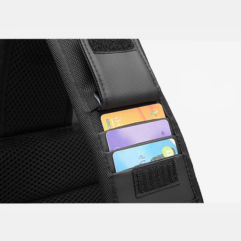Water-Resistant Sling Bag With USB Charging Port