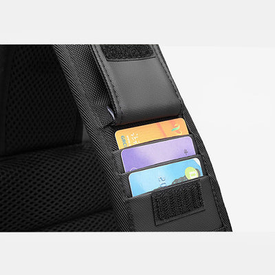 Water-Resistant Sling Bag With USB Charging Port