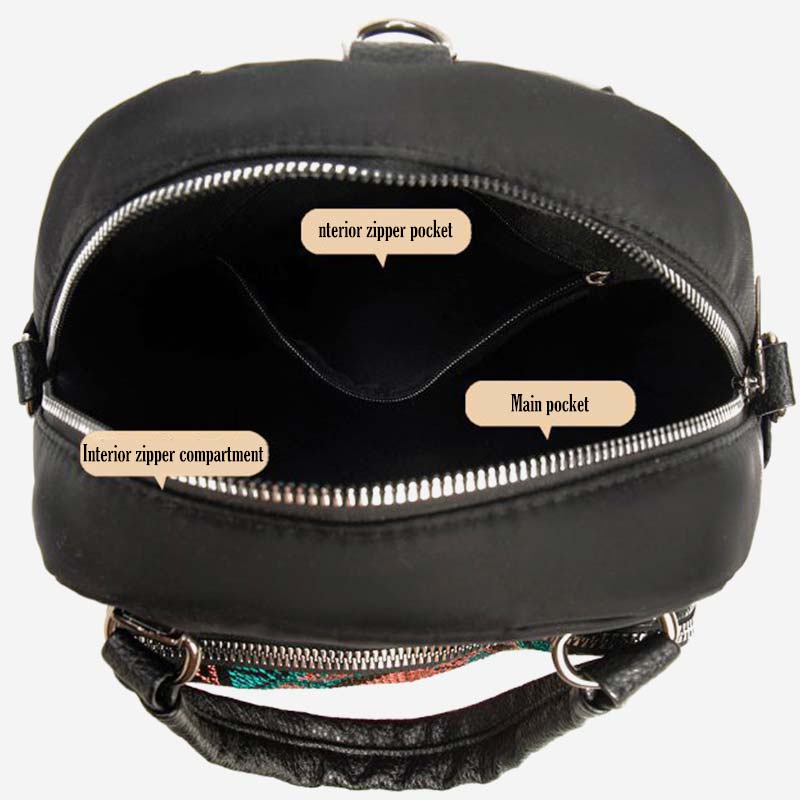 Multi-Carry Folk-Custom Bohemian Backpack