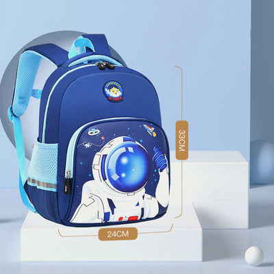 Backpack For Kids Cartoon Character Printing Lightweight Oxford Schoolbag