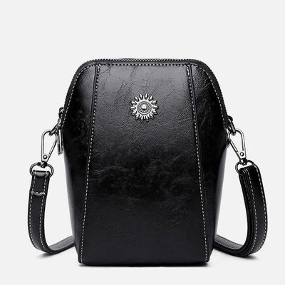 Soft Leather Phone Bag For Lady Crossbody Mini Bag