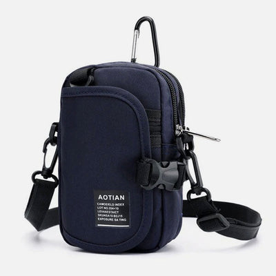 Waterproof Multifunction Solid Crossbody Bag