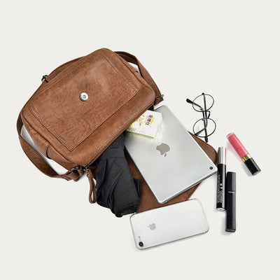 Vintage Waterproof Large Capacity Crossbody Bag