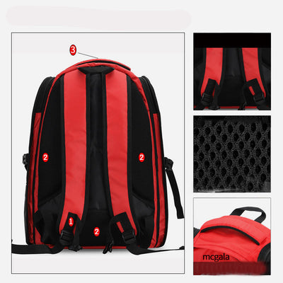 Sports Equipment Backpack Kids Adult Roller Skating Caompartment Bag