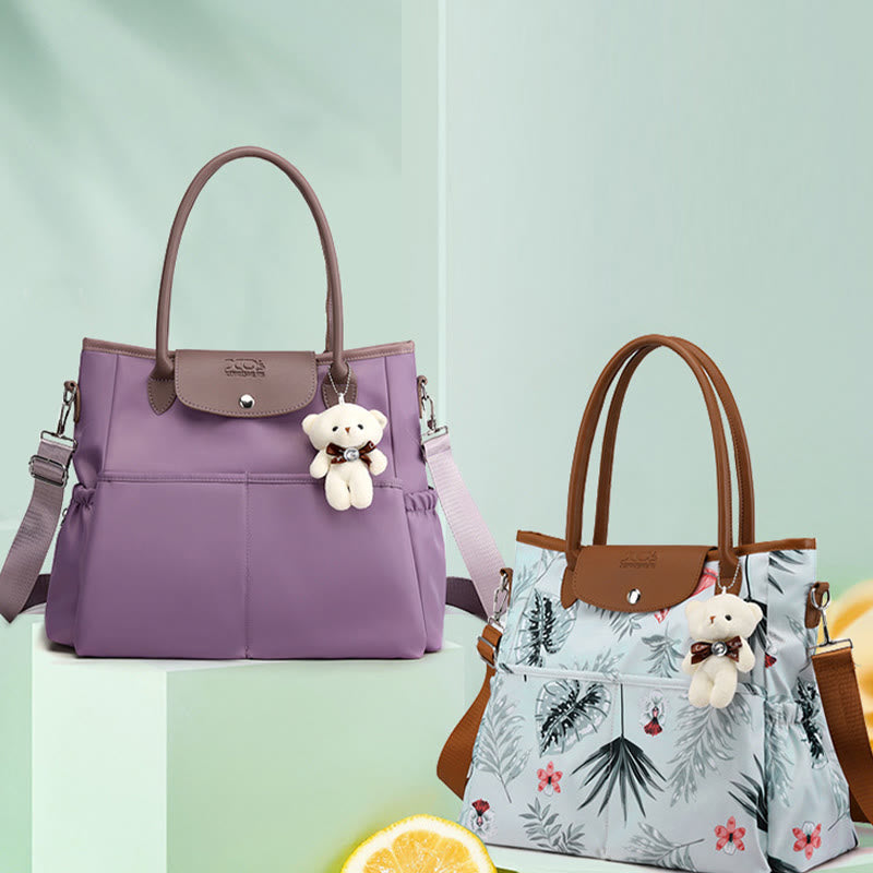 Tote Bag For Women Multi-Pocket Large Capacity Portable Mommy Bag
