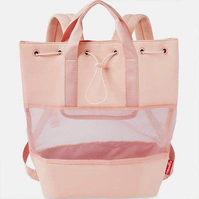 Lightweight Fashion Mesh Backpack Beach Gym Neoprene Drawstring Handbag