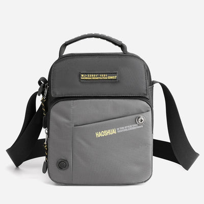 Crossbody Bag For Men Casual Daily Commute Waterproof Nylon Bag