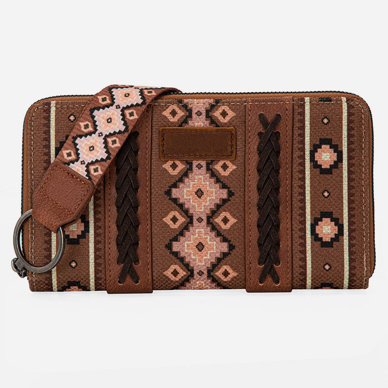 Bohemian Wallet Vintage Canvas Ethnic Style Small Clutch For Women