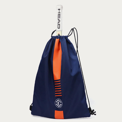Racket Bag For Outdoor Sports Drawstring Foldable Soft Backpack