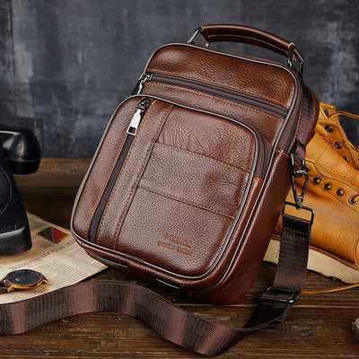 Messenger Bag for Men Business Travel Small Sling Crossbody Shoulder Bags