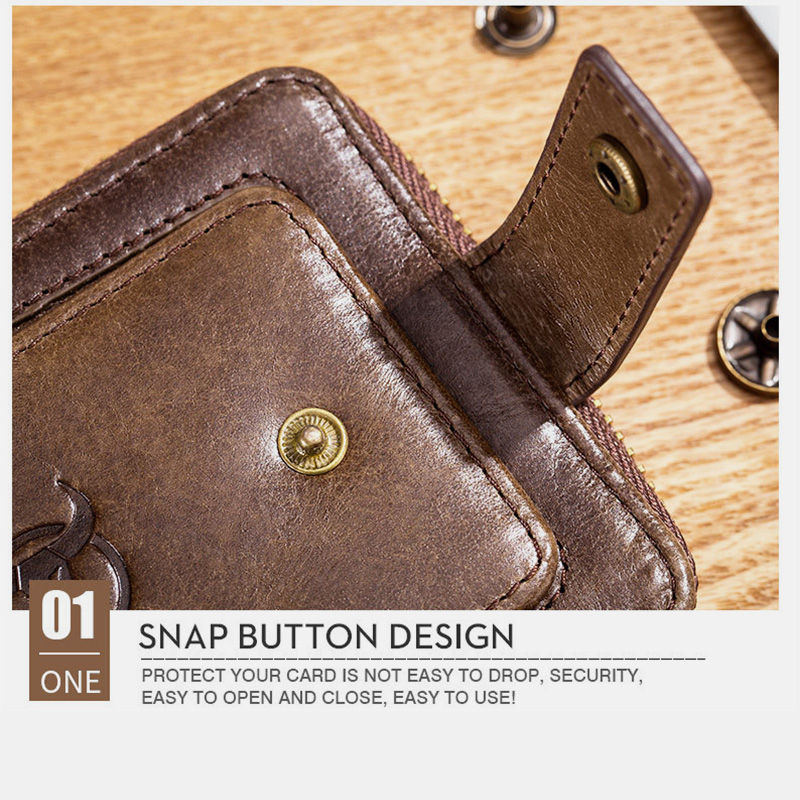RFID Leather Multifunctional Wallet