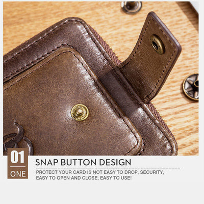 RFID Leather Multifunctional Wallet