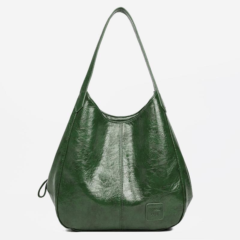 Large Capacity Simply Fashion Shoulder Bag Triple Layer Hobo Bag