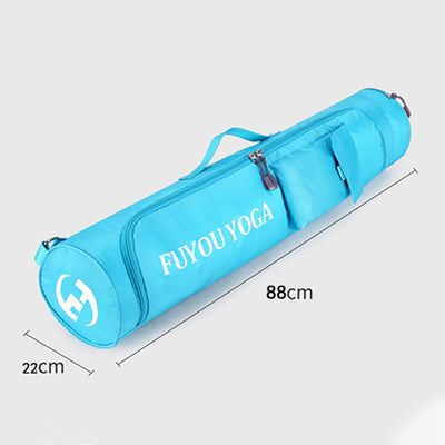 Waterproof Full Zip Yoga Mat Bag Carrier with Adjustable Strap Storage Pocket