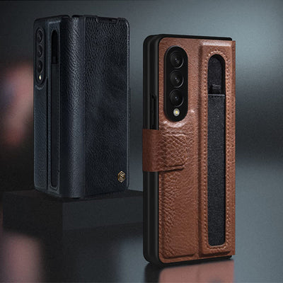 S-Pen Pocket Design Phone Case For Samsung Leather Protective Cover