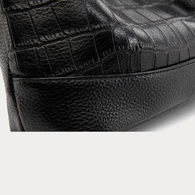 Simple Crossbody Bag For Women Crocodile Print Retro Daily Bag