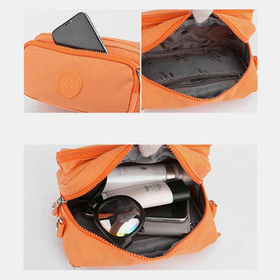 Lightweight Waterproof Waist Bag for Women with Crossbody Strap