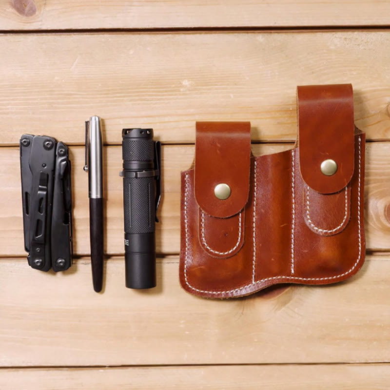 Leather Waist Bag For Women Men Outside The Waistband Carry