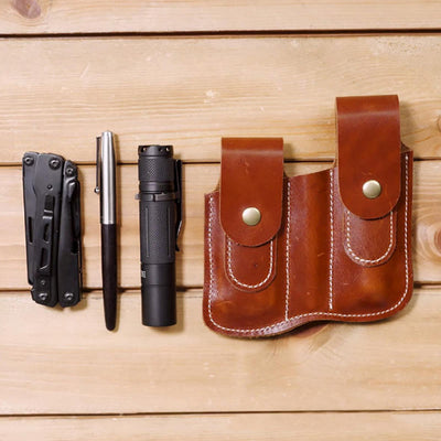 Leather Waist Bag For Women Men Outside The Waistband Carry