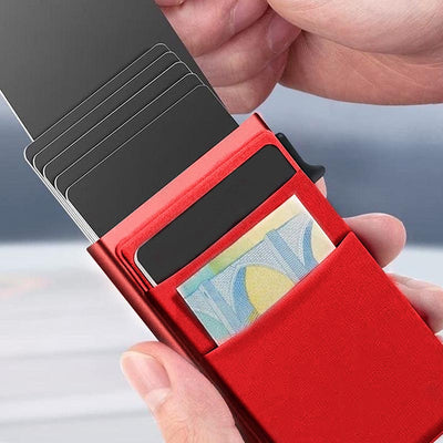 Women Men Ultra Slim Card Holder RFID Blocking Protective Cover