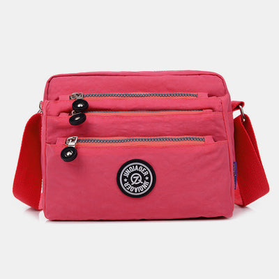 Waterproof Multi-Pocket Casual Crossbody Bag