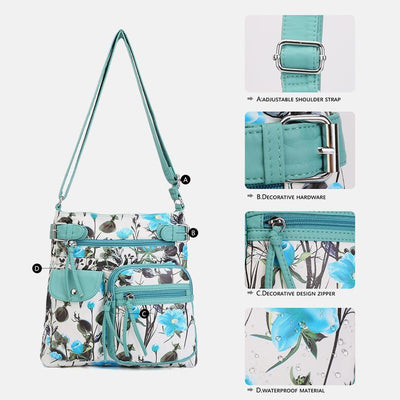 Waterproof Multi-pocket Crossbody Bag Shoulder Bag