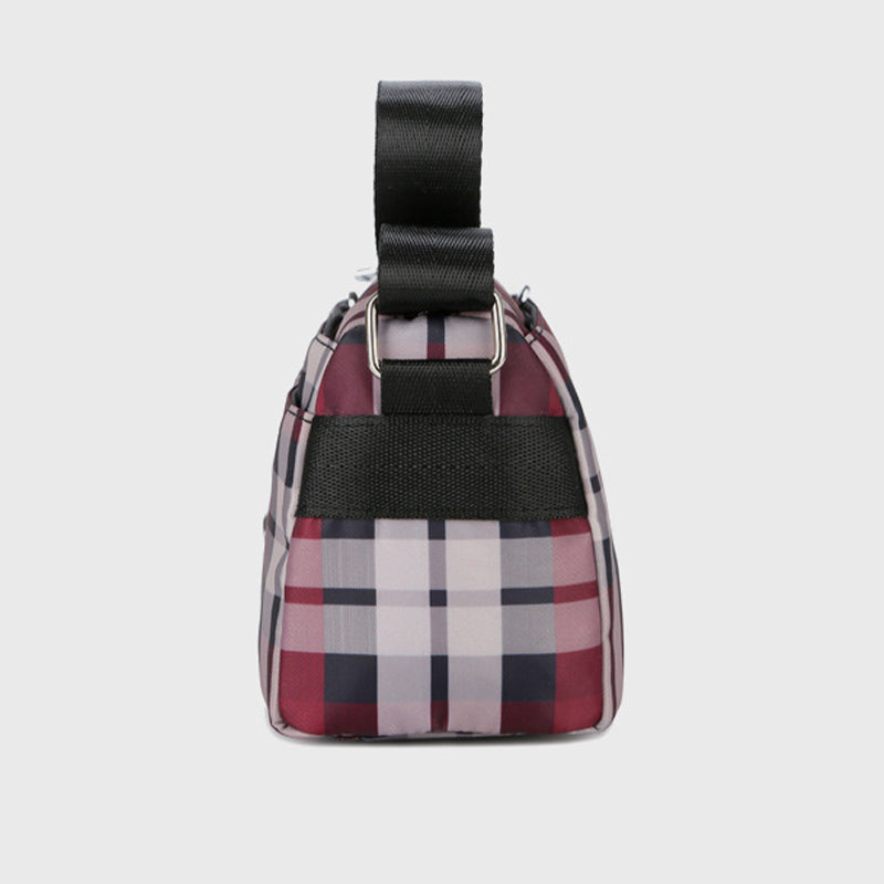 Multiple Compartment Nylon Purse For Women Classic Waterproof Crossbody Bag