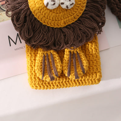 Cartoon Lion Phone Bag Cute Crossbody Bag For Women