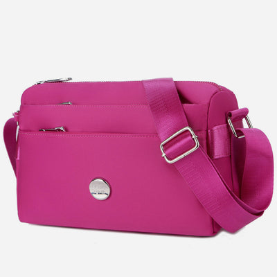 Multiple Compartment Nylon Purse For Women Classic Waterproof Crossbody Bag