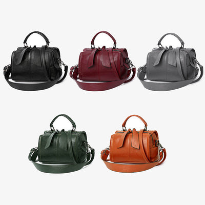 Minimalist Top Handbag For Lady Elegant Bowknot Design Crossbody Bag