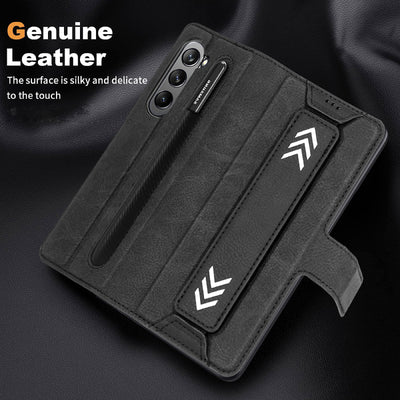 Samsung Fold Series Phone Case Magnetic Stand Foldable Card Case