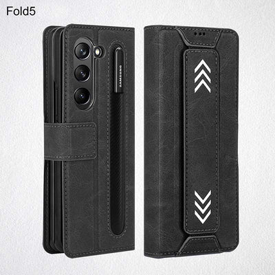 Samsung Fold Series Phone Case Magnetic Stand Foldable Card Case