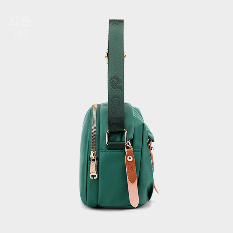 Portable Crossbody Bag For Commuter Women Waterproof Nylon Purse