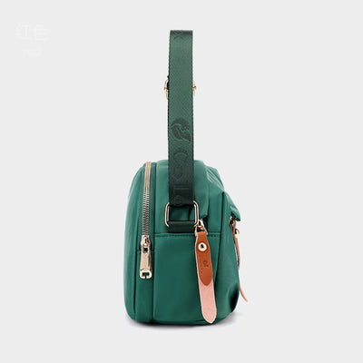 Portable Crossbody Bag For Commuter Women Waterproof Nylon Purse
