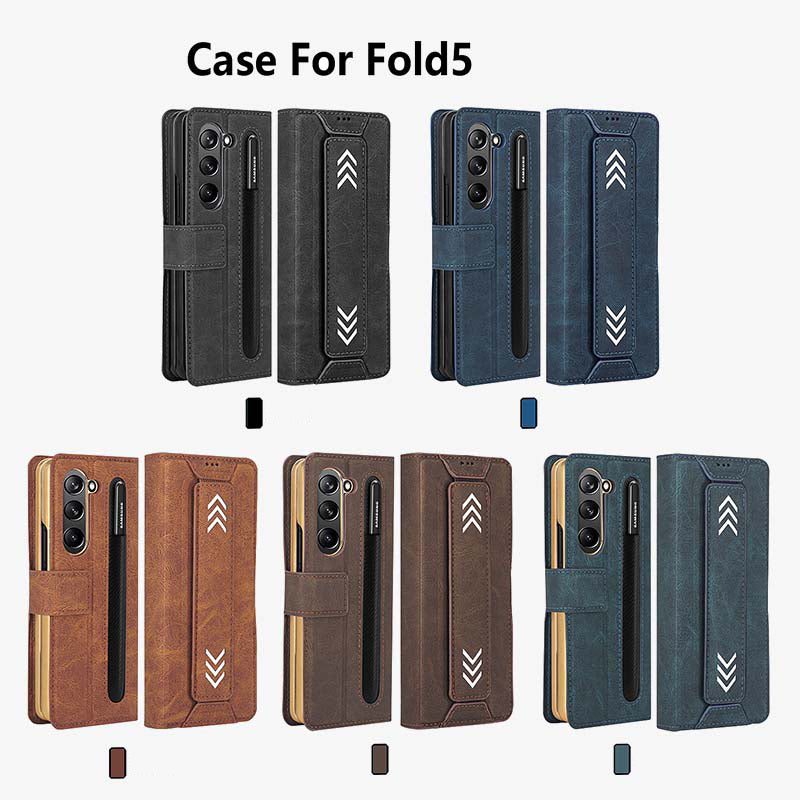 Samsung Fold Series Phone Case Magnetic Stand Foldable Card Case