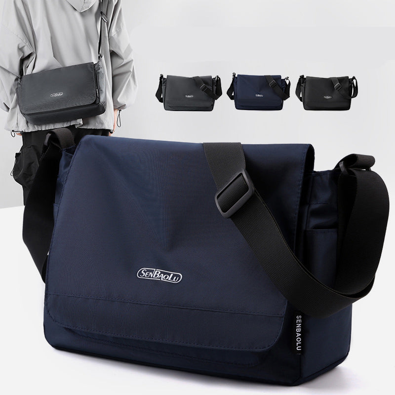 Commute Bag Minimalist Large Commuter Bag For Men Durable Nylon Crossbody Purse ...