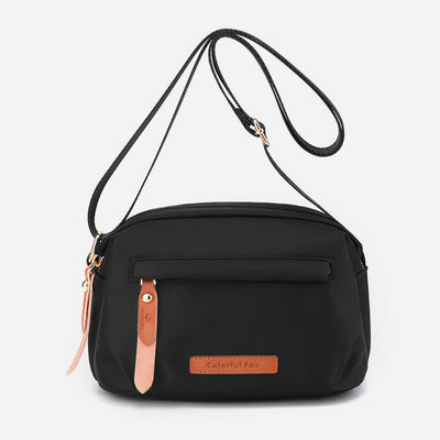 Portable Crossbody Bag For Commuter Women Waterproof Nylon Purse