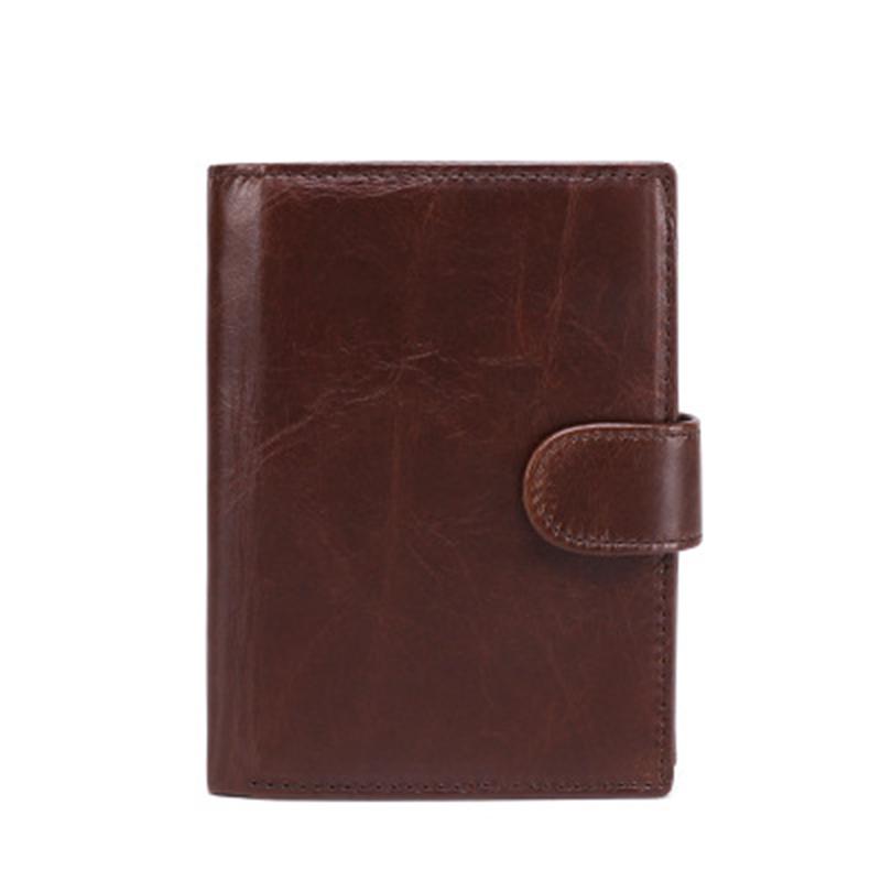 Large Capacity RFID Multi-Slot Vintage Wallet