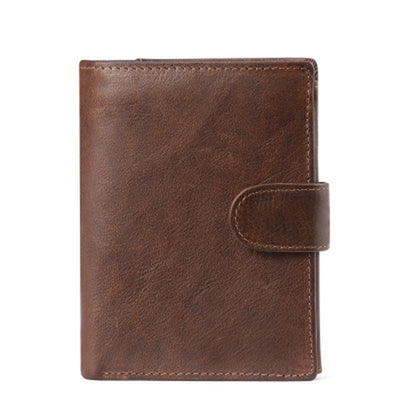 Large Capacity RFID Multi-Slot Vintage Wallet