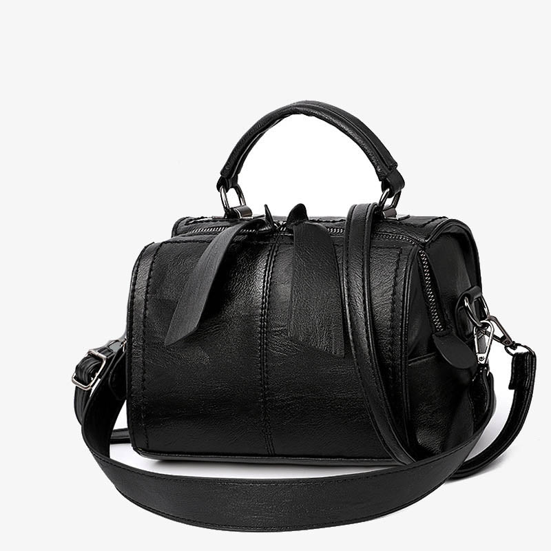Minimalist Top Handbag For Lady Elegant Bowknot Design Crossbody Bag