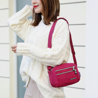 Waterproof Multi-Pocket Casual Crossbody Bag