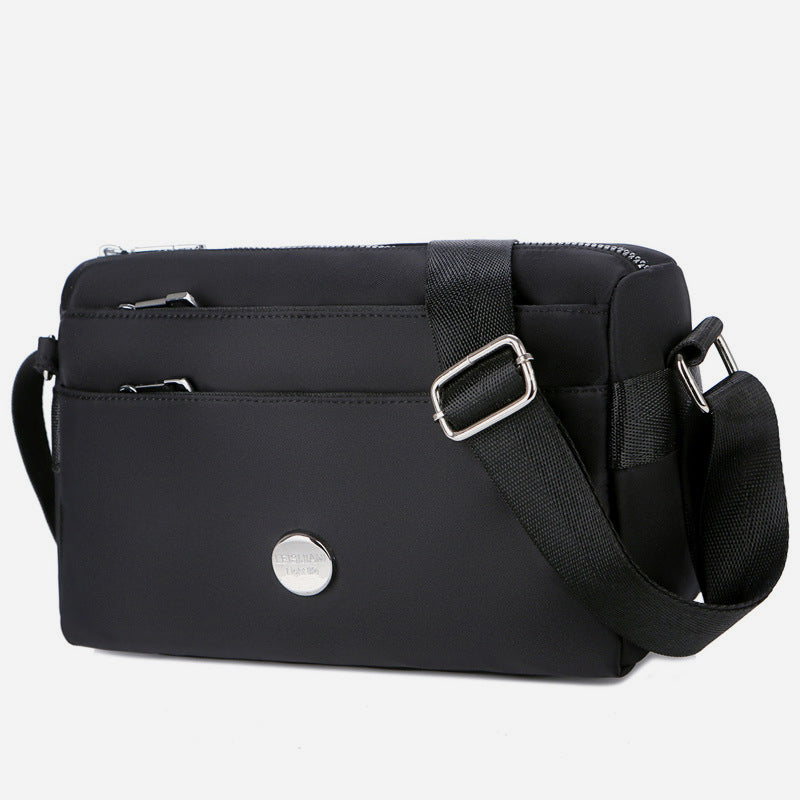 Multiple Compartment Nylon Purse For Women Classic Waterproof Crossbody Bag