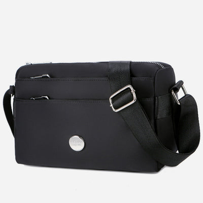 Multiple Compartment Nylon Purse For Women Classic Waterproof Crossbody Bag