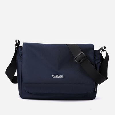Minimalist Large Commuter Bag For Men Durable Nylon Crossbody Purse