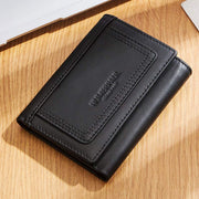 Trifold Roomy Leather Wallet